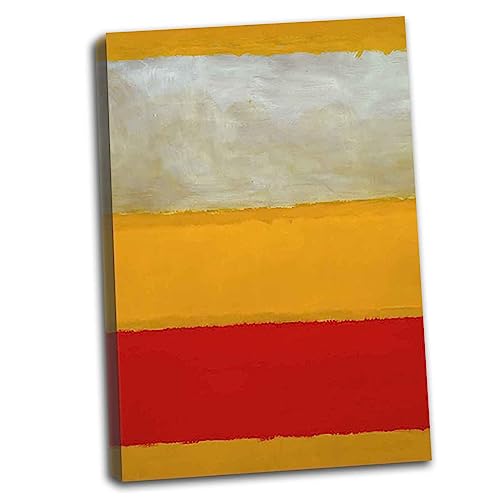 Lasite Mark Rothko Leinwandbilder Kunstdruck Bilder Reproduktion Leinwanddruck Bilder Leinwand Gemälde Wanddekoration gerahmt fertig zum Aufhängen(Gerahmt,（60x90cm） 24x35inch) von Lasite