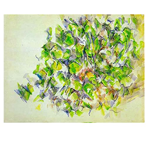 Lasite Paul Cézanne《Laub》Leinwandbilder Modern Kunstdruck Bilder Reproduktion Leinwanddruck Bilder Leinwand Gemälde Wanddekoration Wandbild（30x39cm） 12x15inch,Ungerahmt von Lasite