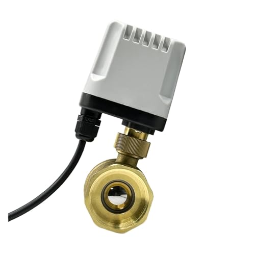 1 Stück 1/2 Zoll 3/4 Zoll 1 Zoll 2 Zoll IP65 Wasserdichter motorisierter Kugelhahn 3-Draht 2 Steuerung Elektrischer Kugelhahn aus Messing mit großem Drehmoment Metallmotor(3/4",220VAC CR04) von Lasitech