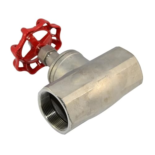 1 stück 1/2 "1" 2 "304 Edelstahl Gewinde Absperrventil Innengewinde Dampf Wasserzähler DN15/20/25/32/40/50(1-1/4") von Lasitech