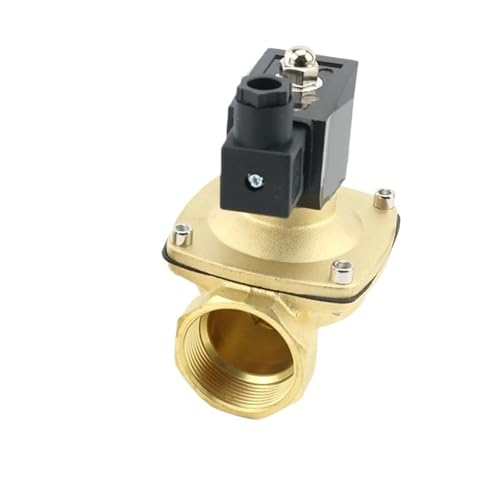 1 stück 1/2 "3/4" 1 "2" DN15 DN20 DN25 DN32 DN50 Elektrische Kugelhahn 12 V 24 V 220 V 110 V Magnet Normalerweise Geschlossen for Wasser Öl Luft(2",AC220V) von Lasitech