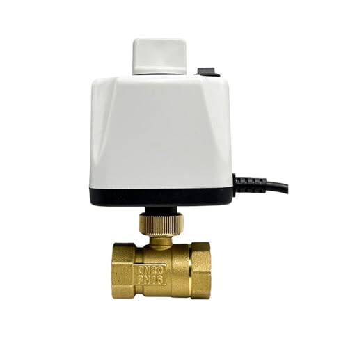 1 stück 1/2 "3/4" 1 "2" Motorisierte Kugelhahn Mit Handschalter Messing 2-Draht DN15 DN20 DN25 DN50 Elektrische 220 V 110 V 24 V 12 V(2",24VDC Normally Open) von Lasitech