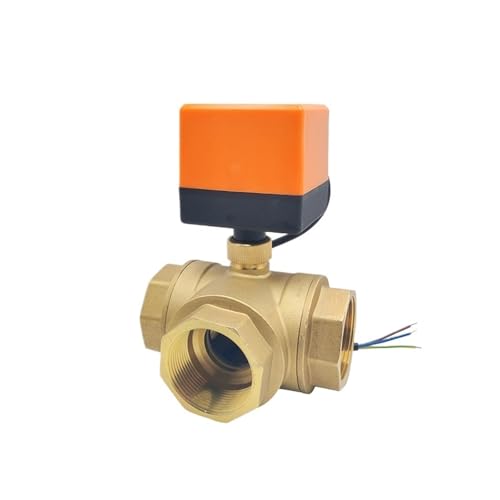 1 stück 1-1/2 "3-wege-elektrokugelhahn AC220V DC12V DC24V DN40(220VAC) von Lasitech