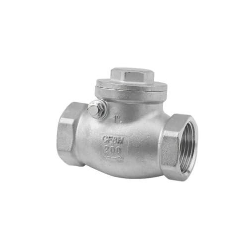 1 stück 304 Edelstahl Rückschlagventil H14W Horizontal Gewinde Einweg Wasser Rohr 4 Punkte 6 Punkte DN50(DN20,316Lmaterial quality) von Lasitech