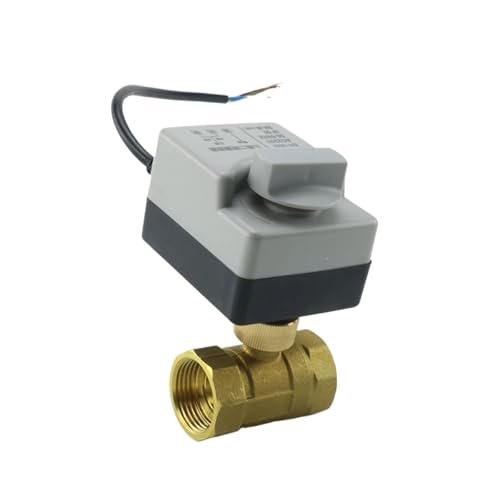 1 stück AC220V DN15 DN20 DN25 2-Wege Drei Drähte Zwei Steuerung Messing Motorisierte Kugelhahn 1/2 "3/4" 1 "elektrischer Antrieb Mit Handschalter(3/4") von Lasitech