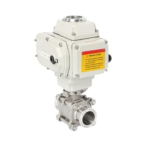 1 stück DN15 304 Edelstahl Elektrische Motorisierte Wasser Kugelhahn Tri Clamp for Sanitär Und Wasser Versorgung Systeme(12VDC) von Lasitech