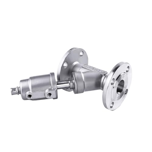 1 stück DN15 Edelstahl Flansch Pneumatische Winkel Sitz Ventil(Single Acting) von Lasitech
