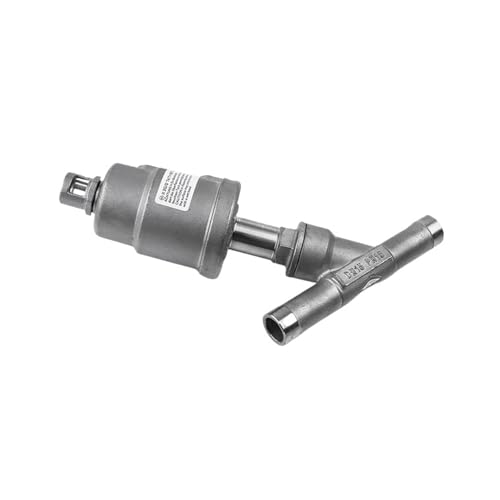 1 stück DN15 Edelstahl Pneumatische Schweißen Winkel Sitz Ventil Normalerweise Geschlossen Stählen Antrieb for Dampf Gas Öl(Double Acting,Normally Open) von Lasitech