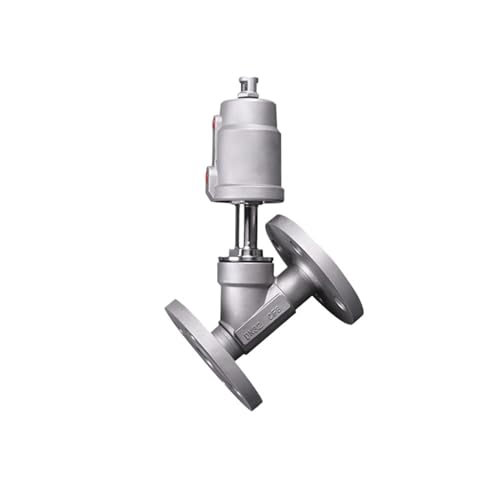 1 stück DN32 Pneumatische Antrieb Winkel Sitz Ventil Normalerweise Geschlossen DN15-DN65 Cut-off Valvehigh Temperatur Körper for Dampf SS 304(Double Acting) von Lasitech