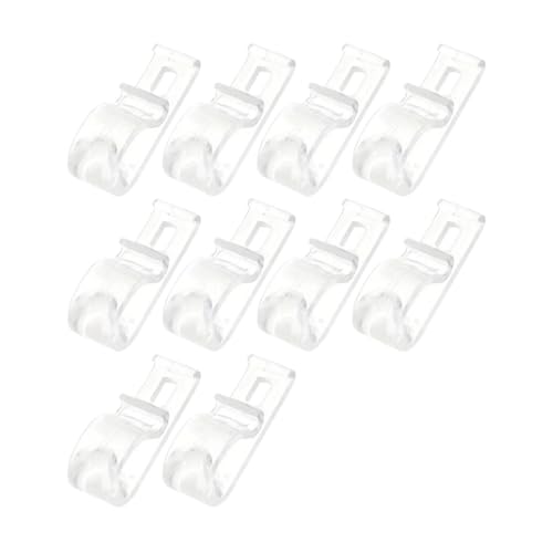 10 stücke Vorhang Pull Perle Haken Klare for Gardinenschnur Führungen Blind Fixierung Schnurlose Jalousien Clip Halter von Lasitech
