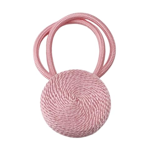 1Pc Farbe Vorhang Raffhalter Magnet Vorhänge Zubehör Magnethalter Schnallen Seil Cilp Strap(Pink) von Lasitech