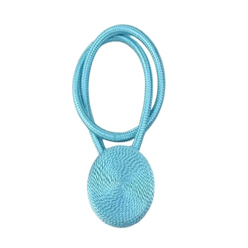1Pc Magnetische Vorhang Raffhalter Clip Zimmer Zubehör Vorhänge Halter Schnallen Seil Strap Home Decor(Sky Blue) von Lasitech