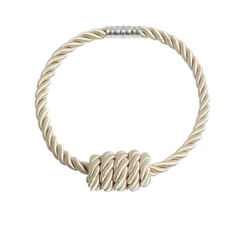 1Pc Vorhang Raffhalter Magnetische Vorhänge Holdbacks Halter Zubehör Dekorative Gardinen(Beige) von Lasitech