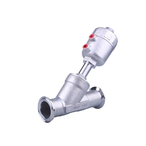 1pc 1/2 "3/4" 1 Zoll 304 Edelstahl Pneumatische Schnell-installieren Winkel Sitz Ventil 16bar PTFE Abdichtung(3/4",Single acting) von Lasitech