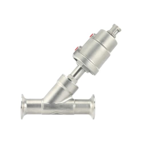1pc 1/2'' 304 Edelstahl Pneumatische Installieren Winkel Sitz Ventil 16bar PTFE Abdichtung(Double Acting) von Lasitech