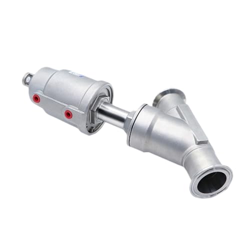1pc 2 Zoll 304 Edelstahl Pneumatische Schnell-installieren Winkel Sitz Ventil 16bar PTFE Abdichtung(Single acting) von Lasitech