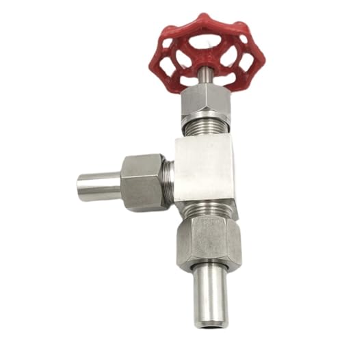 1pc 304 Edelstahl Winkel Nadel Ventil Geschweißte Ventile Globus(DN15 OD18mm) von Lasitech