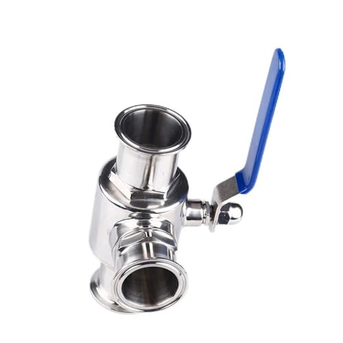 1pc 57mm Release 304 Edelstahl Sanitär Drei Weg Ball Ventil L/T Typ Tri-clamp Manuelle 1pc 57mm Release 304 Edelstahl Sanitär Drei Weg Ball Ventil L/T Typ Tri-clamp Manuelle von Lasitech