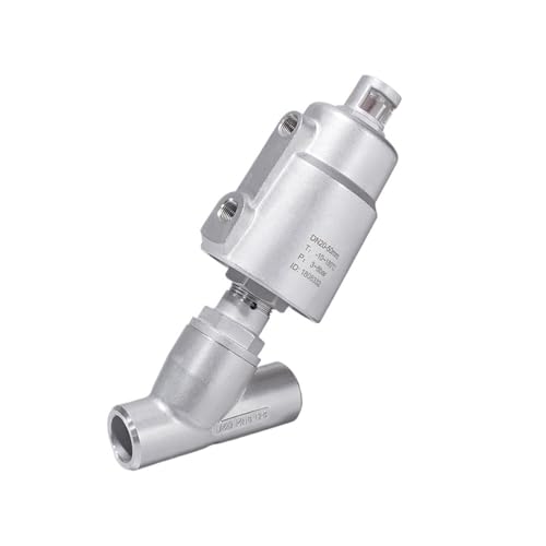 1pc DN40 Edelstahl Pneumatische Schweißen Winkel Sitz Ventil Mit Antrieb(Single Acting) von Lasitech