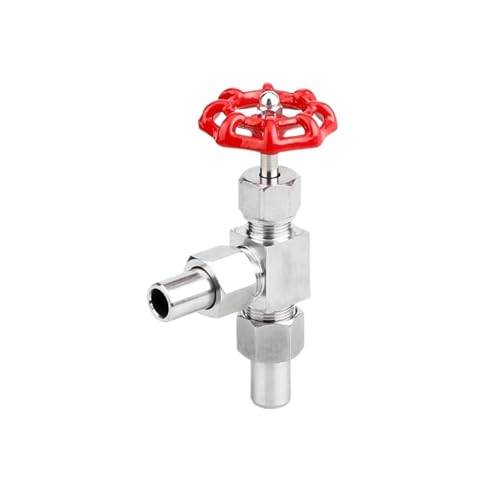 1pc Edelstahl Geschweißte Winkel Typ Nadel Ventil Schweißen Globus(DN6 OD14MM,304) von Lasitech