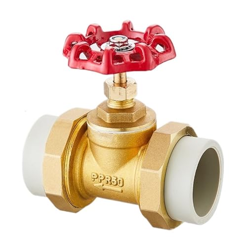 1pc PPR Messing Tor Ventil PPR20/25/32/40/50/63 Hot Melt Doppel Union Tap Wasser Rohr Schalter(PPR25) von Lasitech