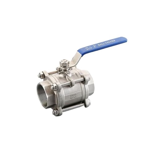 1pc Typ Drei Edelstahl Schalter Kugelhahn 4 Zoll BSP Innengewinde DN100 SS304 201 2 Weg Wasser(SS201) von Lasitech