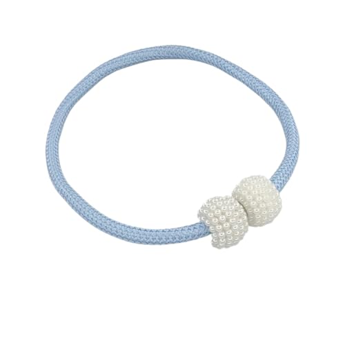 2PCS Perle Magnetische Vorhang Clip Halter Krawatte Zurück Schnalle Clips Hängen Ball Decor Zubehör(Blue) von Lasitech