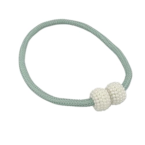2PCS Perle Magnetische Vorhang Clip Halter Krawatte Zurück Schnalle Clips Hängen Ball Decor Zubehör(Green) von Lasitech