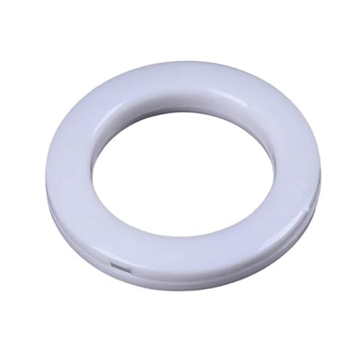 30 stücke Runde Vorhang Öse Ring Clips Tülle for Ringe Leinwand Tasche Teile Zubehör Innere Größe 43mm(WHITE) von Lasitech