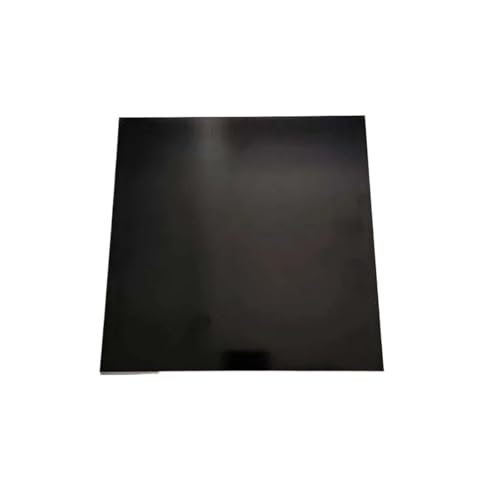 1 Stück schwarze Glasfaser-Vorlagenplatte in allen Größen, G10-Epoxidglasfaser, FR4-Glasfaserplatte, abnehmbare Plattform for 3D-Drucker(330MMX330MM 1Pcs,0.5mm) von Lasitmerh
