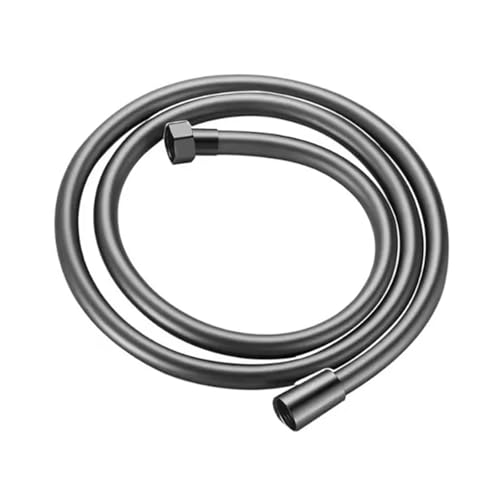 1 stück 1,5/2/3 m Grau PVC Flexible Handbrause Schlauchleitung Anti Wicklung Explosionsgeschützte Rohr Badzubehör(Szary,150cm) von Lasitmerh