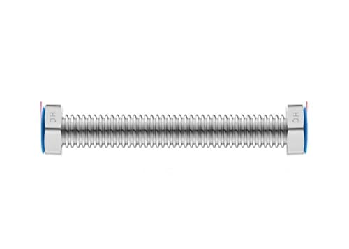 1 stück 304 Edelstahl Wellrohr 1/2 "BSP for Bad Warmwasserbereiter Schlauch Und Toilette Gewebt Explosion-Proof(30cm) von Lasitmerh