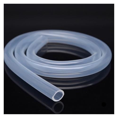 1 stück Lebensmittelqualität Klar Transparent Silikonschlauch 4 5 6 7 8 10 11 12 14 16 18 mm Flexibler ungiftiger Schlauch for Aquarium-Wasserpumpenspender(5 Meter,ID 6mm x OD 10mm) von Lasitmerh