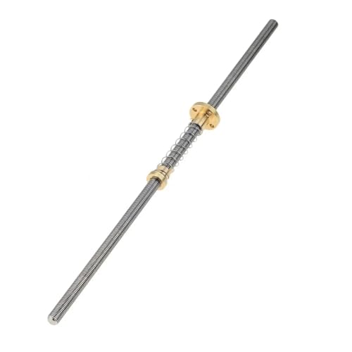1 stück T8 Leitspindel Mit Anti-backlash-Muttern-Set 8mm Acme Gewindestange Schrauben DIY Messing Cnc 3d Drucker Teile(Lead 2mm,Nut only) von Lasitmerh