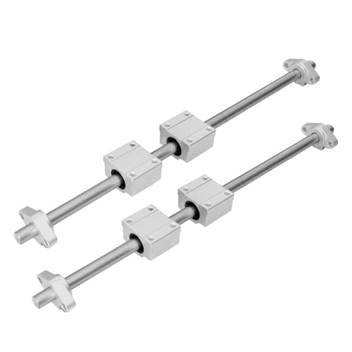 10 teile/satz Optische Achse Linearschiene Welle OD8MM OD12MM 400-1000mm +SCS8UU Linearlagerblöcke +SHF8 SHF12 3D Drucker Glatte Stange(OD8,500mm) von Lasitmerh