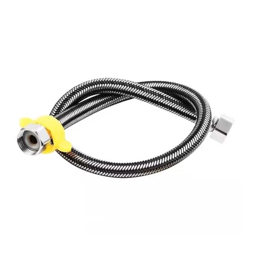 1PC 1/2 Zoll Edelstahl Sanitär Explosion-proof Flexible Geflochtene Schlauch Wasser Rohr 20/200cm Dusche Bad zubehör(B,80cm) von Lasitmerh