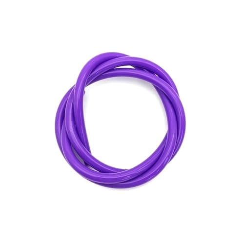 1PC 1Meter ID 2 3 4 5 6 8 9 10 12mm Silikon Rohr Flexible Gummi Schlauch Grade Softdrink Rohre Wasser Anschluss Schläuche(Purple,1m OD 6xID 3mm) von Lasitmerh