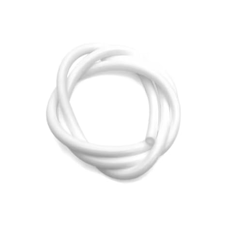 1PC 1Meter ID 2 3 4 5 6 8 9 10 12mm Silikon Rohr Flexible Gummi Schlauch Grade Softdrink Rohre Wasser Anschluss Schläuche(White,1m OD 10xID 8mm) von Lasitmerh