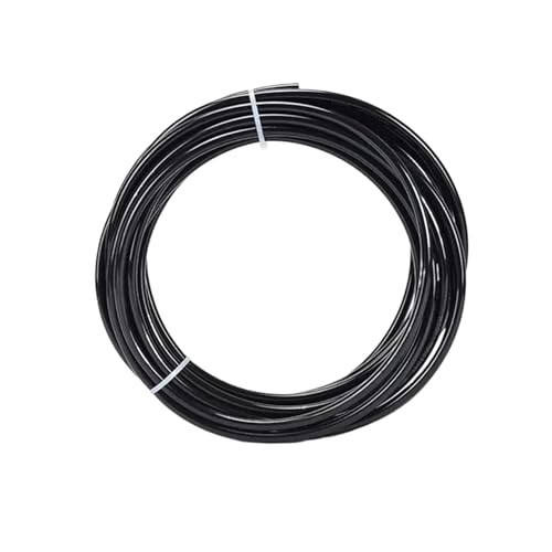 1pc 10M/20Meter Pneumatische Schlauch Kompressor Luft Rohr 4 * 2,5mm 6 * 4mm 8 * 5mm 10 * 6 12 * 8mm Schläuche PU Rohr(Black 20m,8x5mm) von Lasitmerh