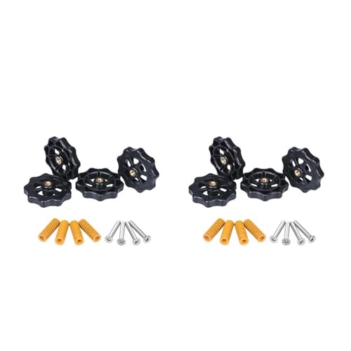 8set Hand Twist Nivellierung Mutter Durchmesser 40Mm Heißer Bett Frühling M4x35mm Schrauben for CR10 3D Drucker von Lasitmerh