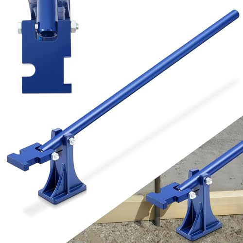 Lasnten Stahlform Pfahlabzieher mit Duplex-Nagelzieher und 80 cm Griff für Betonform, Holzwand, Metall, Wandentfernung, Multitools von Lasnten