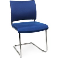 Topstar® Freischwinger New Age mit Polster-Rückenlehne, blau von Topstar®