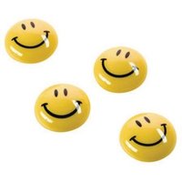 magnetoplan® Magnet Smilies 16671 20mm gelb 8 St./Pack von magnetoplan®