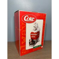 Seltene Vintage Coca-Cola Eisbär Und Pinguin Keksdose Neu in Box von LastWordThreads