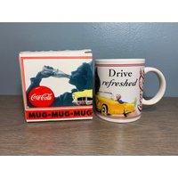 Vintage 1990Er Coca-Cola Sammlerstück Drive Erfrischt Kaffeetasse Neu in Box von LastWordThreads