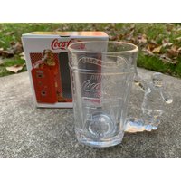 Vintage 1997 Coca-Cola Glas Santa Becher 20 Oz. Neu Im Karton von LastWordThreads