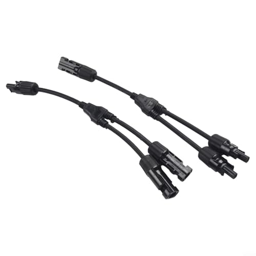1 Paar Y Typ Kabel Verteiler für Solarmodule Effektiver Stecker für Innen und Außen von Lastdaytime