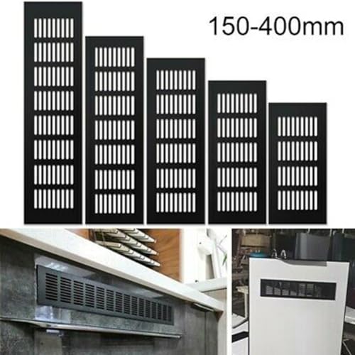 100 mm rechteckige Lüftungsabdeckung für Schränke und Schuhschränke (100 x 300 mm) von Lastdaytime