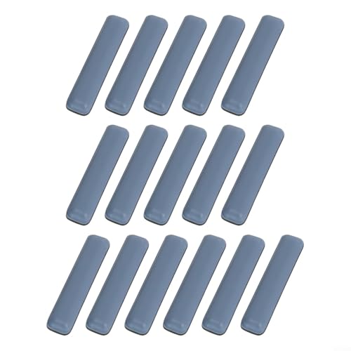 16 Stück für schwere Möbelgleiter 16 x 75 mm quadratische Gleiter mit PTFE-Schleifpads für geräuschlose Bewegung und Bodenschutz von Lastdaytime