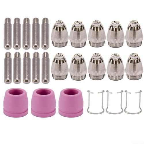 26-teiliges Plasmaschneider-Zubehör-Set mit 0 8 mm Düsen für AG60, SG55 und WSD60 Plasmaschneidmaschinen 26-teiliges Plasmaschneider-Zubehör-Set mit 0 8 mm Düsen für AG60, SG55 und WSD60 Plasmaschneidmaschinen von Lastdaytime